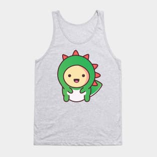 kawaii cute dinosaur baby cat muffin Tank Top